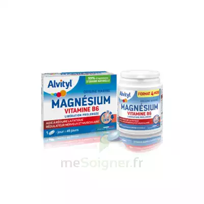 Alvityl Magnésium Vitamine B6 Libération Prolongée Comprimés Lp B/45 à Asnières-sur-Seine